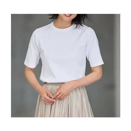 【エニー/ANY】のマルチファンクションベーシックTシャツ インテリア・キッズ・メンズ・レディースファッション・服の通販 founy(ファニー) 　ファッション　Fashion　レディースファッション　Fashion for Women　トップス・カットソー　Cut & Sew Tops　シャツ・ブラウス・オフィスカジュアル　Elegant Blouses & Button-Ups　ロングTシャツ・Tシャツ　Longline T-Shirts & Tees　インナー　Innerwear　シンプル　Simple, Minimal　デニム　Denim, Jeans Material　ベスト　Vest, Waistcoat　ベーシック　Basic, Essential　半袖　Short Sleeve, Half Sleeve　オフ|ID: prp329100004839048 ipo3291000000036286347