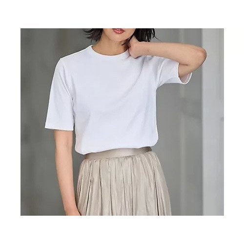 【エニー/ANY】のマルチファンクションベーシックTシャツ 人気、トレンドファッション・服の通販 founy(ファニー) 　ファッション　Fashion　レディースファッション　Fashion for Women　トップス・カットソー　Cut & Sew Tops　シャツ・ブラウス・オフィスカジュアル　Elegant Blouses & Button-Ups　ロングTシャツ・Tシャツ　Longline T-Shirts & Tees　インナー　Innerwear　シンプル　Simple, Minimal　デニム　Denim, Jeans Material　ベスト　Vest, Waistcoat　ベーシック　Basic, Essential　半袖　Short Sleeve, Half Sleeve　other-3|ID: prp329100004839048 ipo3291000000036286349