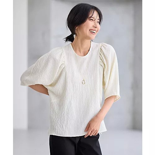 【エニー/ANY】のボリュームショルダーふくれプルオーバー 人気、トレンドファッション・服の通販 founy(ファニー) 　ファッション　Fashion　レディースファッション　Fashion for Women　トップス・カットソー　Cut & Sew Tops　カジュアルプルオーバー・ニットトップス　Pullovers & Knit Tops / Casual Pullovers　ギャザー　Gathered, Ruffled　ショルダー　Shoulder, Shoulder Strap　シンプル　Simple, Minimal　スリット　Slit, Slit Detail　トレンド　Trend, Trending Now　ベスト　Vest, Waistcoat　ワイド　Wide, Wide Fit　エレガント 上品　Elegant　other-2|ID: prp329100004839053 ipo3291000000036289438