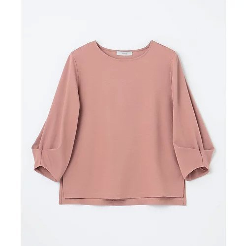 【エニー/ANY】の袖タックプルオーバー インテリア・キッズ・メンズ・レディースファッション・服の通販 founy(ファニー) ファッション Fashion レディースファッション Fashion for Women トップス・カットソー Cut & Sew Tops カジュアルプルオーバー・ニットトップス Pullovers & Knit Tops / Casual Pullovers おすすめ Recommended / Our Picks シンプル Simple, Minimal ダブル Double, Double-Breasted フェイス Face, Facial Design エレガント 上品 Elegant 定番 Standard, Basic Item ピンク|ID: prp329100004839055 ipo3291000000035261789