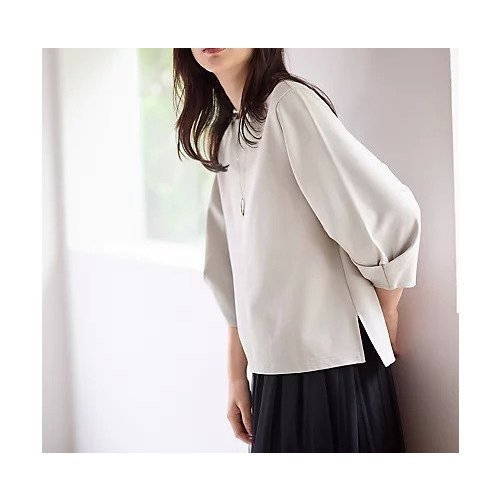 【エニー/ANY】の袖タックプルオーバー インテリア・キッズ・メンズ・レディースファッション・服の通販 founy(ファニー) ファッション Fashion レディースファッション Fashion for Women トップス・カットソー Cut & Sew Tops カジュアルプルオーバー・ニットトップス Pullovers & Knit Tops / Casual Pullovers おすすめ Recommended / Our Picks シンプル Simple, Minimal ダブル Double, Double-Breasted フェイス Face, Facial Design エレガント 上品 Elegant 定番 Standard, Basic Item サンドベージュ|ID: prp329100004839055 ipo3291000000035261790