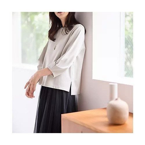 【エニー/ANY】の袖タックプルオーバー 人気、トレンドファッション・服の通販 founy(ファニー) ファッション Fashion レディースファッション Fashion for Women トップス・カットソー Cut & Sew Tops カジュアルプルオーバー・ニットトップス Pullovers & Knit Tops / Casual Pullovers おすすめ Recommended / Our Picks シンプル Simple, Minimal ダブル Double, Double-Breasted フェイス Face, Facial Design エレガント 上品 Elegant 定番 Standard, Basic Item other-2|ID: prp329100004839055 ipo3291000000035261792