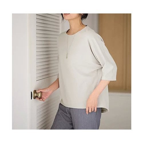 【エニー/ANY】のドルマンプルオーバー インテリア・キッズ・メンズ・レディースファッション・服の通販 founy(ファニー) 　ファッション　Fashion　レディースファッション　Fashion for Women　トップス・カットソー　Cut & Sew Tops　カジュアルプルオーバー・ニットトップス　Pullovers & Knit Tops / Casual Pullovers　おすすめ　Recommended / Our Picks　ダブル　Double, Double-Breasted　フェイス　Face, Facial Design　エレガント 上品　Elegant　サンドベージュ|ID: prp329100004839056 ipo3291000000036289458