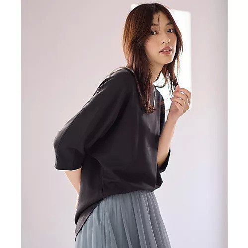 【エニー/ANY】のドルマンプルオーバー 人気、トレンドファッション・服の通販 founy(ファニー) 　ファッション　Fashion　レディースファッション　Fashion for Women　トップス・カットソー　Cut & Sew Tops　カジュアルプルオーバー・ニットトップス　Pullovers & Knit Tops / Casual Pullovers　おすすめ　Recommended / Our Picks　ダブル　Double, Double-Breasted　フェイス　Face, Facial Design　エレガント 上品　Elegant　other-2|ID: prp329100004839056 ipo3291000000036289460