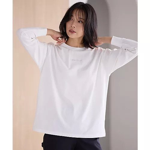 【エニー/ANY】の【洗濯機可】チビロゴロングスリーブTシャツ 人気、トレンドファッション・服の通販 founy(ファニー) ファッション Fashion レディースファッション Fashion for Women トップス・カットソー Cut & Sew Tops シャツ・ブラウス・オフィスカジュアル Elegant Blouses & Button-Ups ロングTシャツ・Tシャツ Longline T-Shirts & Tees スリーブ Sleeve, Long Sleeve / Short Sleeve デニム Denim, Jeans Material ロング Long, Long-Length ワンポイント One Point, Statement Accent エレガント 上品 Elegant 洗える Machine Washable other-2|ID: prp329100004839057 ipo3291000000035300736