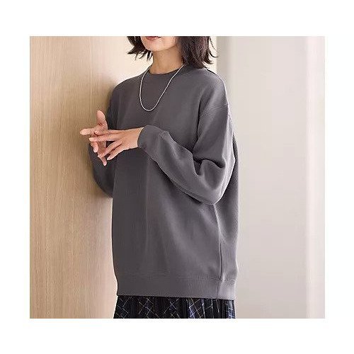 【エニー/ANY】のダブルフェイスジャージープルオーバー 人気、トレンドファッション・服の通販 founy(ファニー) 　ファッション　Fashion　レディースファッション　Fashion for Women　トップス・カットソー　Cut & Sew Tops　カジュアルプルオーバー・ニットトップス　Pullovers & Knit Tops / Casual Pullovers　おすすめ　Recommended / Our Picks　インナー　Innerwear　シンプル　Simple, Minimal　ジャケット　Jacket, Outerwear　ダブル　Double, Double-Breasted　フェイス　Face, Facial Design　切替　Switching, Contrast Panel　洗える　Machine Washable　other-2|ID: prp329100004839058 ipo3291000000036284960