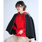 【エニー/ANY】のハーフジップニットフーディー レッド|ID: prp329100004839069 ipo3291000000036310953