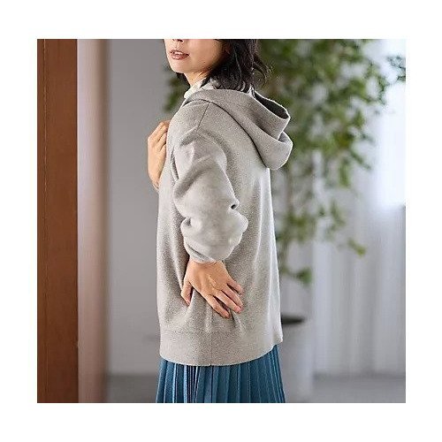 【エニー/ANY】のハーフジップニットフーディー 人気、トレンドファッション・服の通販 founy(ファニー) 　ファッション　Fashion　レディースファッション　Fashion for Women　トップス・カットソー　Cut & Sew Tops　ニット　Knit Tops & Sweaters　おすすめ　Recommended / Our Picks　インナー　Innerwear　スウェット / スエット　Sweatshirt, Sweatwear　デニム　Denim, Jeans Material　ハイネック　High Neck, Mock Neck　エレガント 上品　Elegant　other-3|ID: prp329100004839069 ipo3291000000036310955