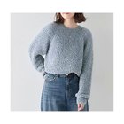 【エニー/ANY】のカーリーファンシーニット 人気、トレンドファッション・服の通販 founy(ファニー) ファッション Fashion レディースファッション Fashion for Women トップス・カットソー Cut & Sew Tops ニット Knit Tops & Sweaters おすすめ Recommended / Our Picks インナー Innerwear コンパクト Compact, Small Size デニム Denim, Jeans Material バランス Balance, Style Balance エレガント 上品 Elegant 畦 Ribbed Knit thumbnail ブルー|ID: prp329100004839071 ipo3291000000036284997
