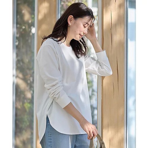 【エニー/ANY】のテールTシャツ 人気、トレンドファッション・服の通販 founy(ファニー) 　ファッション　Fashion　レディースファッション　Fashion for Women　トップス・カットソー　Cut & Sew Tops　シャツ・ブラウス・オフィスカジュアル　Elegant Blouses & Button-Ups　ロングTシャツ・Tシャツ　Longline T-Shirts & Tees　おすすめ　Recommended / Our Picks　シンプル　Simple, Minimal　スリーブ　Sleeve, Long Sleeve / Short Sleeve　other-2|ID: prp329100004839073 ipo3291000000036304877