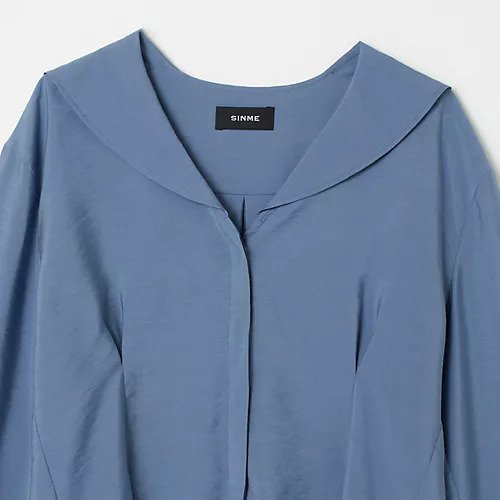 【シンメ/SINME】のセーラーブラウス 人気、トレンドファッション・服の通販 founy(ファニー) 　ファッション　Fashion　レディースファッション　Fashion for Women　トップス・カットソー　Cut & Sew Tops　シャツ・ブラウス・オフィスカジュアル　Elegant Blouses & Button-Ups　おすすめ　Recommended / Our Picks　ドレープ　Drape, Draping Fabric　ボトム　Bottoms, Lower Wear　other-3|ID: prp329100004839074 ipo3291000000035315438