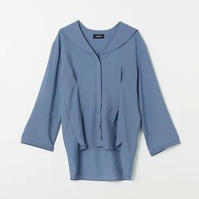 【シンメ/SINME】 セーラーブラウス人気、トレンドファッション・服の通販 founy(ファニー) ファッション Fashion レディースファッション Fashion for Women トップス・カットソー Cut & Sew Tops シャツ・ブラウス・オフィスカジュアル Elegant Blouses & Button-Ups おすすめ Recommended / Our Picks ドレープ Drape, Draping Fabric ボトム Bottoms, Lower Wear |ID:prp329100004839074