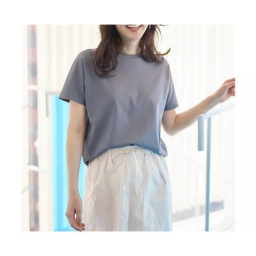 【エニー/ANY】の【新色追加/10色展開】プレミアムベーシック半袖Tシャツ インテリア・キッズ・メンズ・レディースファッション・服の通販 founy(ファニー) 　ファッション　Fashion　レディースファッション　Fashion for Women　トップス・カットソー　Cut & Sew Tops　シャツ・ブラウス・オフィスカジュアル　Elegant Blouses & Button-Ups　ロングTシャツ・Tシャツ　Longline T-Shirts & Tees　インナー　Innerwear　シンプル　Simple, Minimal　デニム　Denim, Jeans Material　定番　Standard, Basic Item　人気　Popular, Best Seller　プレミアム　Premium, High-End　ベーシック　Basic, Essential　半袖　Short Sleeve, Half Sleeve　おすすめ　Recommended / Our Picks　チャコール|ID: prp329100004839076 ipo3291000000035902836