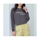 【エニー/ANY】のオーガビッツロングスリーブTシャツ チャコール×ロゴ|ID: prp329100004839078 ipo3291000000036286390