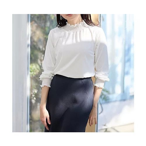 【エニー/ANY】のシャーリングデザインプルオーバー 人気、トレンドファッション・服の通販 founy(ファニー) ファッション Fashion レディースファッション Fashion for Women トップス・カットソー Cut & Sew Tops カジュアルプルオーバー・ニットトップス Pullovers & Knit Tops / Casual Pullovers インナー Innerwear カットソー Cut and Sewn Top シアー Sheer, See-Through シャーリング Shirring, Ruched シンプル Simple, Minimal スウェット / スエット Sweatshirt, Sweatwear トレンド Trend, Trending Now ベーシック Basic, Essential エレガント 上品 Elegant other-2|ID: prp329100004839081 ipo3291000000035261936