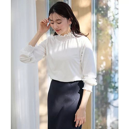 【エニー/ANY】のシャーリングデザインプルオーバー 人気、トレンドファッション・服の通販 founy(ファニー) ファッション Fashion レディースファッション Fashion for Women トップス・カットソー Cut & Sew Tops カジュアルプルオーバー・ニットトップス Pullovers & Knit Tops / Casual Pullovers インナー Innerwear カットソー Cut and Sewn Top シアー Sheer, See-Through シャーリング Shirring, Ruched シンプル Simple, Minimal スウェット / スエット Sweatshirt, Sweatwear トレンド Trend, Trending Now ベーシック Basic, Essential エレガント 上品 Elegant other-3|ID: prp329100004839081 ipo3291000000036286405