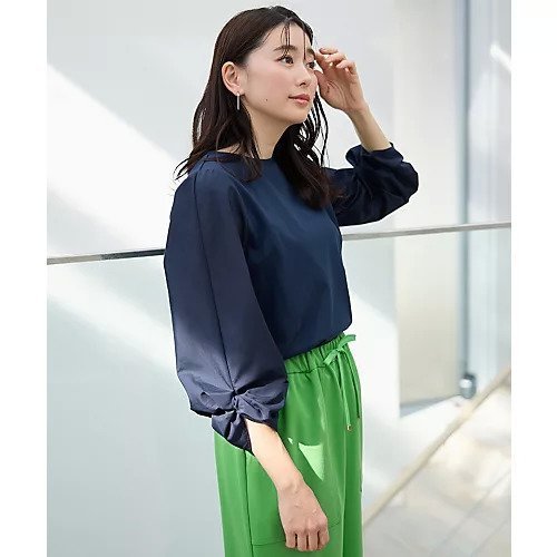 【エニー/ANY】の布帛ねじり袖コンビプルオーバー 人気、トレンドファッション・服の通販 founy(ファニー) 　ファッション　Fashion　レディースファッション　Fashion for Women　トップス・カットソー　Cut & Sew Tops　カジュアルプルオーバー・ニットトップス　Pullovers & Knit Tops / Casual Pullovers　コンビ　Combo, Combination Style　フェミニン　Feminine, Girly　other-2|ID: prp329100004839083 ipo3291000000036292360