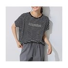 【エニー/ANY】のエニィファンクションフレンチスリーブTシャツ ブラックベースボーダー|ID: prp329100004839090 ipo3291000000036271824