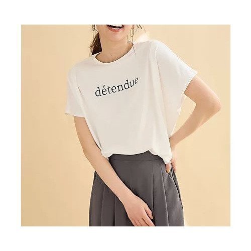【エニー/ANY】のエニィファンクションフレンチスリーブTシャツ インテリア・キッズ・メンズ・レディースファッション・服の通販 founy(ファニー) 　ファッション　Fashion　レディースファッション　Fashion for Women　トップス・カットソー　Cut & Sew Tops　シャツ・ブラウス・オフィスカジュアル　Elegant Blouses & Button-Ups　ロングTシャツ・Tシャツ　Longline T-Shirts & Tees　スリーブ　Sleeve, Long Sleeve / Short Sleeve　フレンチ　French, French Style　プリント　Print, Printed Pattern　定番　Standard, Basic Item　オフ|ID: prp329100004839090 ipo3291000000036321665