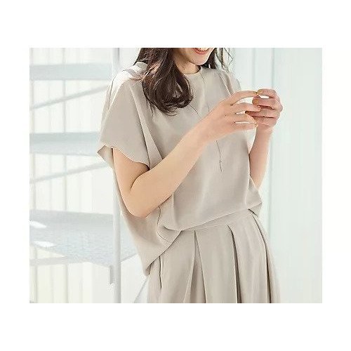 【エニー/ANY】のさらさらDRYブラウス 人気、トレンドファッション・服の通販 founy(ファニー) 　ファッション　Fashion　レディースファッション　Fashion for Women　トップス・カットソー　Cut & Sew Tops　シャツ・ブラウス・オフィスカジュアル　Elegant Blouses & Button-Ups　おすすめ　Recommended / Our Picks　スカーチョ　Skacho, Skirt-Pants　セットアップ　Set-Up, Coordinated Outfit　デニム　Denim, Jeans Material　エレガント 上品　Elegant　吸水　Absorbent, Quick-Dry　夏　Summer　洗える　Machine Washable　other-3|ID: prp329100004839091 ipo3291000000035301214