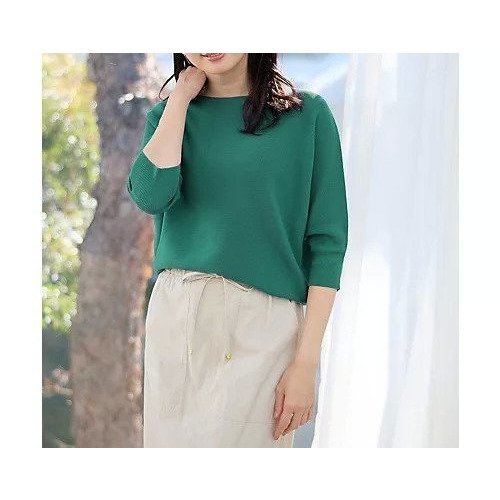 【エニー/ANY】のアクリルガーターニット インテリア・キッズ・メンズ・レディースファッション・服の通販 founy(ファニー) 　ファッション　Fashion　レディースファッション　Fashion for Women　トップス・カットソー　Cut & Sew Tops　ニット　Knit Tops & Sweaters　おすすめ　Recommended / Our Picks　リラックス　Relax, Relaxed Fit　エレガント 上品　Elegant　洗える　Machine Washable　ピーコックグリーン|ID: prp329100004839092 ipo3291000000035301232