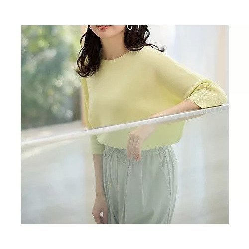 【エニー/ANY】のアクリルガーターニット 人気、トレンドファッション・服の通販 founy(ファニー) 　ファッション　Fashion　レディースファッション　Fashion for Women　トップス・カットソー　Cut & Sew Tops　ニット　Knit Tops & Sweaters　おすすめ　Recommended / Our Picks　リラックス　Relax, Relaxed Fit　エレガント 上品　Elegant　洗える　Machine Washable　other-2|ID: prp329100004839092 ipo3291000000035301236