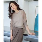 【エニー/ANY】のメッシュニットプルオーバー サンドベージュ|ID: prp329100004839094 ipo3291000000035293779