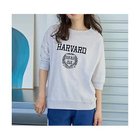 【エニー/ANY】のカレッジコラボトレーナー トップグレー×ネイビー刺繍|ID: prp329100004839097 ipo3291000000035262033