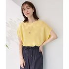 【エニー/ANY】の【新色追加/14色展開】アクリルガーターフレンチスリーブニット イエロー|ID: prp329100004839098 ipo3291000000036271886