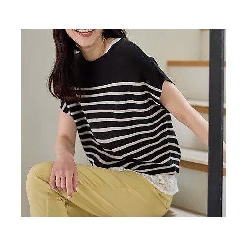 【エニー/ANY】の【新色追加/14色展開】アクリルガーターフレンチスリーブニット インテリア・キッズ・メンズ・レディースファッション・服の通販 founy(ファニー) https://founy.com/ ファッション Fashion レディースファッション Fashion for Women トップス・カットソー Cut & Sew Tops ニット Knit Tops & Sweaters おすすめ Recommended / Our Picks スラックス Slacks, Dress Pants スリーブ Sleeve, Long Sleeve / Short Sleeve デニム Denim, Jeans Material フレンチ French, French Style |ID: prp329100004839098 ipo3291000000036288836