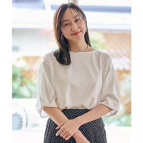 【エニー/ANY】のタックスリーブカットソー インテリア・キッズ・メンズ・レディースファッション・服の通販 founy(ファニー) 　ファッション　Fashion　レディースファッション　Fashion for Women　トップス・カットソー　Cut & Sew Tops　カットソー・ベーシックTシャツ　Cut-and-Sewn Tops / Stretch Tees & Basics　おすすめ　Recommended / Our Picks　インナー　Innerwear　サロペット　Overalls, Salopette　ストレッチ　Stretch, Stretchy Fabric　デニム　Denim, Jeans Material　フェミニン　Feminine, Girly　フォルム　Silhouette, Form　オフ|ID: prp329100004839099 ipo3291000000035262056