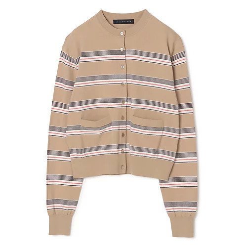 【マルティニーク/martinique】のESSENSIALカーディガン(アンサンブル可) インテリア・キッズ・メンズ・レディースファッション・服の通販 founy(ファニー) 　ファッション　Fashion　レディースファッション　Fashion for Women　トップス・カットソー　Cut & Sew Tops　カーディガン・羽織り　Layered Style Cardigans　アンサンブルニット　Knit Ensembles & Twin Sets　おすすめ　Recommended / Our Picks　アンサンブル　Ensemble Set　カーディガン　Cardigan, Knitwear　シンプル　Simple, Minimal　ベーシック　Basic, Essential　ボーダー　Border, Stripe　マルチ|ID: prp329100004839397 ipo3291000000036295307