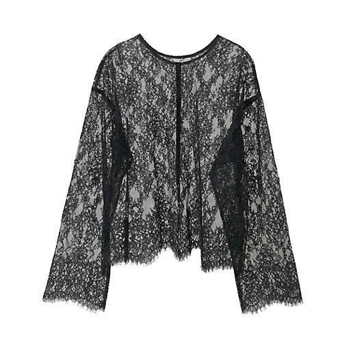 【マルティニーク/martinique】のレース2WAYブラウス インテリア・キッズ・メンズ・レディースファッション・服の通販 founy(ファニー) https://founy.com/ ファッション Fashion レディースファッション Fashion for Women トップス・カットソー Cut & Sew Tops シャツ・ブラウス・オフィスカジュアル Elegant Blouses & Button-Ups おすすめ Recommended / Our Picks ギャザー Gathered, Ruffled スカラップ Scallop, Scalloped Edge デニム Denim, Jeans Material フロント Front, Front Design レース Lace, Lace Fabric ワイド Wide, Wide Fit エレガント 上品 Elegant 羽織 Haori, Light Jacket |ID: prp329100004839404 ipo3291000000036325596