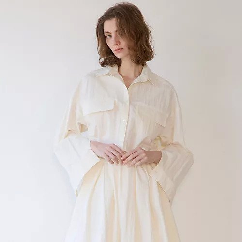 【マルティニーク/martinique】のウェザークロスビッグシャツ(セットアップ可) インテリア・キッズ・メンズ・レディースファッション・服の通販 founy(ファニー) ファッション Fashion レディースファッション Fashion for Women トップス・カットソー Cut & Sew Tops シャツ・ブラウス・オフィスカジュアル Elegant Blouses & Button-Ups おすすめ Recommended / Our Picks なめらか Smooth, Silky Texture ストライプ Stripe, Striped Pattern セットアップ Set-Up, Coordinated Outfit フラップ Flap, Flap Pocket ポケット Pocket, Pocket Detail 羽織 Haori, Light Jacket ホワイト|ID: prp329100004839407 ipo3291000000036049365