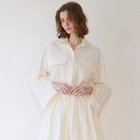 【マルティニーク/martinique】のウェザークロスビッグシャツ(セットアップ可) ホワイト|ID: prp329100004839407 ipo3291000000036269917