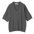 【イーヨ/y YO】のCable half sleeve knit 人気、トレンドファッション・服の通販 founy(ファニー) ファッション Fashion レディースファッション Fashion for Women トップス・カットソー Cut & Sew Tops ニット Knit Tops & Sweaters 2025年 2025 2025-2026秋冬・A/W Autumn/Winter 2025–26 AW25–26 バランス Balance, Style Balance ワイド Wide, Wide Fit 今季 This Season, Current Season thumbnail grey|ID: prp329100004840431 ipo3291000000036043681