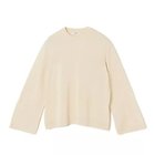 【エクラ/eclat】のシルク100%スリットスリーブニット 人気、トレンドファッション・服の通販 founy(ファニー) ファッション Fashion レディースファッション Fashion for Women トップス・カットソー Cut & Sew Tops ニット Knit Tops & Sweaters シルク Silk, 100% Silk スリット Slit, Slit Detail デニム Denim, Jeans Material ボトム Bottoms, Lower Wear エレガント 上品 Elegant 別注 Limited Edition, Custom Order thumbnail エクリュ|ID: prp329100004840435 ipo3291000000035313642