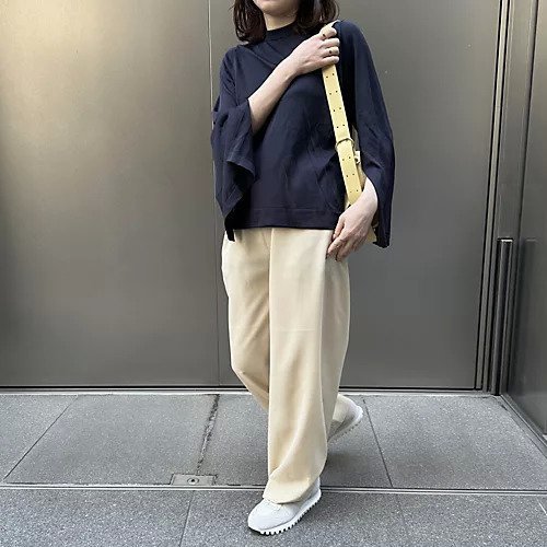 【エクラ/eclat】のシルク100%スリットスリーブニット 人気、トレンドファッション・服の通販 founy(ファニー) ファッション Fashion レディースファッション Fashion for Women トップス・カットソー Cut & Sew Tops ニット Knit Tops & Sweaters シルク Silk, 100% Silk スリット Slit, Slit Detail デニム Denim, Jeans Material ボトム Bottoms, Lower Wear エレガント 上品 Elegant 別注 Limited Edition, Custom Order other-2|ID: prp329100004840435 ipo3291000000035313643