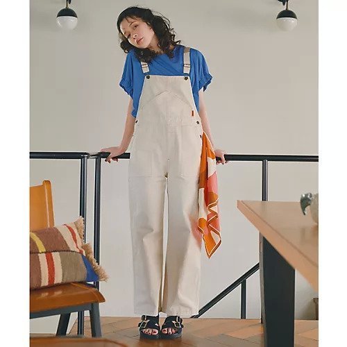 【ヒューマンウーマン/HUMAN WOMAN】のUNIVERSAL OVER ALL コラボ サロペット インテリア・キッズ・メンズ・レディースファッション・服の通販 founy(ファニー) 　ファッション　Fashion　レディースファッション　Fashion for Women　ワンピース　Dresses　サロペット&オールインワン　Dungarees & Jumpsuit Styles　おすすめ　Recommended / Our Picks　コラボ　Collaboration, Collab　サロペット　Overalls, Salopette　スタンダード　Standard, Basic　別注　Limited Edition, Custom Order　エクリュ|ID: prp329100004840444 ipo3291000000035311276