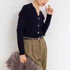 【ノーリーズ/NOLLEY'S】の《手洗い可能》16GマレーリブVネックカーディガン ネイビー|ID: prp329100004840455 ipo3291000000035311431