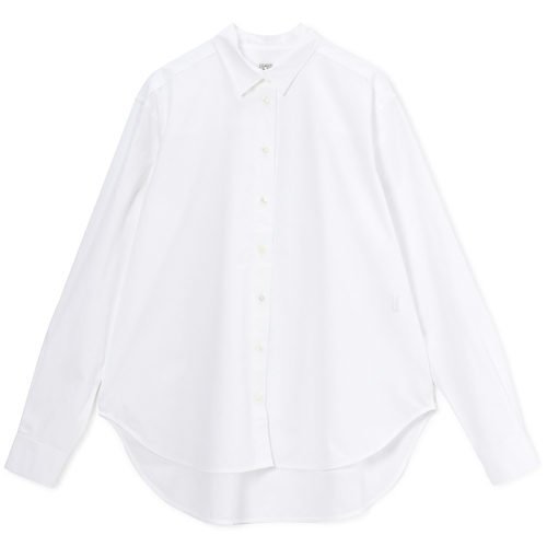 【トーテム/TOTEME】のSignature cotton shirt インテリア・キッズ・メンズ・レディースファッション・服の通販 founy(ファニー) https://founy.com/ ファッション Fashion レディースファッション Fashion for Women トップス・カットソー Cut & Sew Tops シャツ・ブラウス・オフィスカジュアル Elegant Blouses & Button-Ups 2025年 2025 2025-2026秋冬・A/W Autumn/Winter 2025–26 AW25–26 ラウンド Round, Round Neck 洗える Machine Washable |ID: prp329100004840493 ipo3291000000036281020