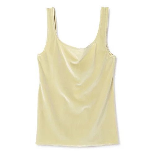 【シモーネ ワイルド/SIMONE WILD】のVELVET SINGLET インテリア・キッズ・メンズ・レディースファッション・服の通販 founy(ファニー) 　ファッション　Fashion　レディースファッション　Fashion for Women　2025年　2025　2025-2026秋冬・A/W　Autumn/Winter 2025–26 AW25–26　スクエア　Square, Square Shape　チェック　Check, Plaid, Tartan　デコルテ　Décolleté, Neckline　ノースリーブ　Sleeveless, No-Sleeve　ベルベット　Velvet, Velvety　夏　Summer　洗える　Machine Washable　Lemon|ID: prp329100004840505 ipo3291000000036316123