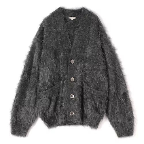 【ブラミンク/BLAMINK】のカシミヤファー7GVネックカーディガン インテリア・キッズ・メンズ・レディースファッション・服の通販 founy(ファニー) 　ファッション　Fashion　レディースファッション　Fashion for Women　トップス・カットソー　Cut & Sew Tops　カーディガン・羽織り　Layered Style Cardigans　Vネックトップス　V-Neck Tops / V-Cut Neckline Shirts　2025年　2025　2025-2026秋冬・A/W　Autumn/Winter 2025–26 AW25–26　カーディガン　Cardigan, Knitwear　バランス　Balance, Style Balance　DK.GRAY|ID: prp329100004840563 ipo3291000000036041343