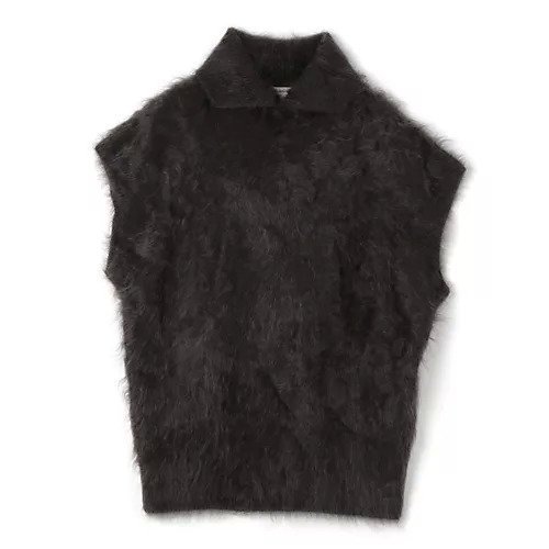 【ブラミンク/BLAMINK】のカシミヤファー7Gタートルベスト インテリア・キッズ・メンズ・レディースファッション・服の通販 founy(ファニー) ファッション Fashion レディースファッション Fashion for Women アウター Coat / Outerwear Collection トップス・カットソー Cut & Sew Tops ベスト&ジレ / 重ね着スタイル Vests & Gilets 2025年 2025 2025-2026秋冬・A/W Autumn/Winter 2025–26 AW25–26 スリット Slit, Slit Detail タートル Turtleneck, Turtle Collar フォルム Silhouette, Form ベスト Vest, Waistcoat ボックス Boxy, Box Shape マニッシュ Mannish, Boyish リュクス Luxury, Elegant, High-End, Chic DK.BROWN|ID: prp329100004840567 ipo3291000000036041719