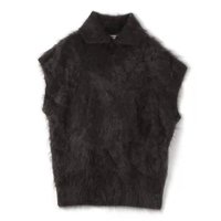 【ブラミンク/BLAMINK】のカシミヤファー7Gタートルベスト 人気、トレンドファッション・服の通販 founy(ファニー) ファッション Fashion レディースファッション Fashion for Women アウター Coat / Outerwear Collection トップス・カットソー Cut & Sew Tops ベスト&ジレ / 重ね着スタイル Vests & Gilets 2025年 2025 2025-2026秋冬・A/W Autumn/Winter 2025–26 AW25–26 スリット Slit, Slit Detail タートル Turtleneck, Turtle Collar フォルム Silhouette, Form ベスト Vest, Waistcoat ボックス Boxy, Box Shape マニッシュ Mannish, Boyish リュクス Luxury, Elegant, High-End, Chic |ID:prp329100004840567