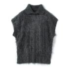 【ブラミンク/BLAMINK】のカシミヤファー7Gタートルベスト DK.GRAY|ID: prp329100004840567 ipo3291000000036281580