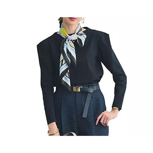 【エムセブンデイズ/M7days】の【東原妙子さんコラボ】【洗える】パワショル長袖Tシャツ 人気、トレンドファッション・服の通販 founy(ファニー) 　ファッション　Fashion　レディースファッション　Fashion for Women　トップス・カットソー　Cut & Sew Tops　シャツ・ブラウス・オフィスカジュアル　Elegant Blouses & Button-Ups　ロングTシャツ・Tシャツ　Longline T-Shirts & Tees　洗える　Machine Washable　コラボ　Collaboration, Collab　コンパクト　Compact, Small Size　ショルダー　Shoulder, Shoulder Strap　トレンド　Trend, Trending Now　長袖　Long Sleeve, Full Sleeve　ボーダー　Border, Stripe　無地　Plain, Solid Color　other-3|ID: prp329100004840573 ipo3291000000035310540