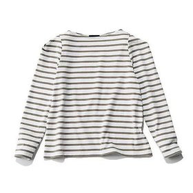 【エムセブンデイズ/M7days】の【東原妙子さんコラボ】【洗える】パワショル長袖Tシャツ 人気、トレンドファッション・服の通販 founy(ファニー) ファッション Fashion レディースファッション Fashion for Women トップス・カットソー Cut & Sew Tops シャツ・ブラウス・オフィスカジュアル Elegant Blouses & Button-Ups ロングTシャツ・Tシャツ Longline T-Shirts & Tees 洗える Machine Washable コラボ Collaboration, Collab コンパクト Compact, Small Size ショルダー Shoulder, Shoulder Strap トレンド Trend, Trending Now 長袖 Long Sleeve, Full Sleeve ボーダー Border, Stripe 無地 Plain, Solid Color |ID:prp329100004840573