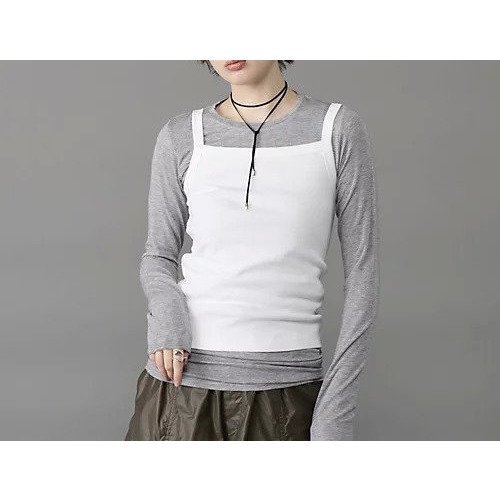 【その他のブランド/Other】のMAYCAMI インテリア・キッズ・メンズ・レディースファッション・服の通販 founy(ファニー) 　ファッション　Fashion　レディースファッション　Fashion for Women　インナー　Innerwear　スクエア　Square, Square Shape　タンク　Tank Top, Sleeveless Top　今季　This Season, Current Season　洗える　Machine Washable　White|ID: prp329100004843894 ipo3291000000036047175