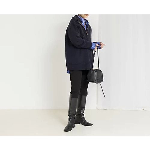 【リエミラー/Rie Miller】の《手洗い可能》ハーフZIPプルオーバー 人気、トレンドファッション・服の通販 founy(ファニー) 　ファッション　Fashion　レディースファッション　Fashion for Women　トップス・カットソー　Cut & Sew Tops　カジュアルプルオーバー・ニットトップス　Pullovers & Knit Tops / Casual Pullovers　2025年　2025　2025-2026秋冬・A/W　Autumn/Winter 2025–26 AW25–26　スキッパー　Skipper, Open Collar　ハイネック　High Neck, Mock Neck　ハーフ　Half, Half-Length　other-3|ID: prp329100004844190 ipo3291000000035311379